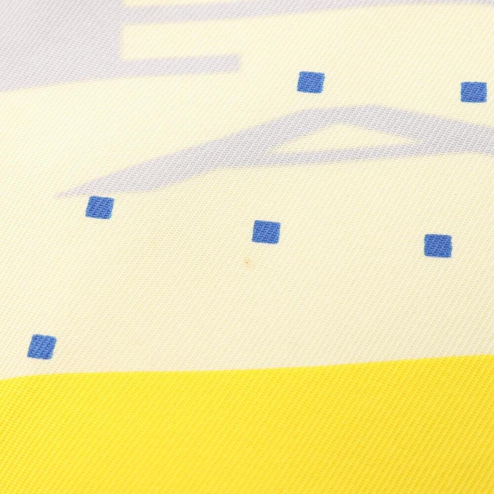 HERMES Authentic Yellow Silk Scarf - Picture 5 of 6